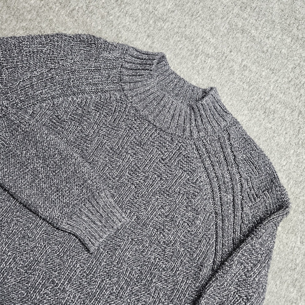 Prana Sky Meadow Weave Pattern Sweater Recycled Material Cotton Blend Size M